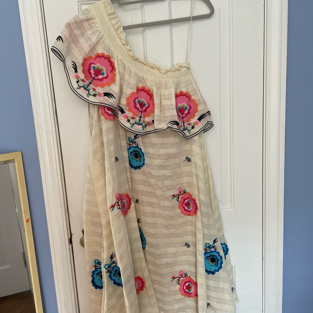 Floral One-Shoulder Dress
